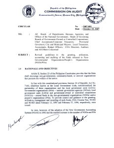 coa circular 92-386|Rules and regulations on supply and property management in the .